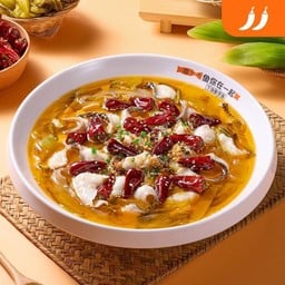 ปลาต้มผักกาดดองสูตรเผ็ดร้อน สำหรับสองคน