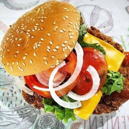 เบอเกอร์สตรีท+ข้าวตามสั่ง (เบอเกอร์ สลัด สเต็ค) Burger Salad Steak 🥩