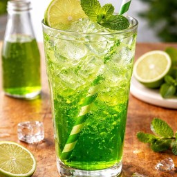 น้ำเขียวโซดามะนาว