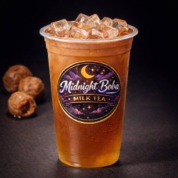 ชานมไข่มุก – Midnight Boba Milk Tea (สาขา มิสทีน)