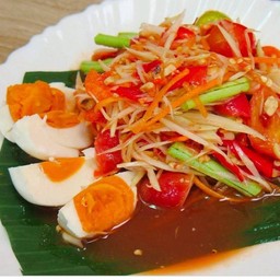 ตำไทยไข่เค็ม