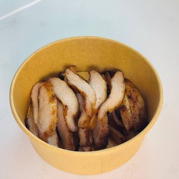 คอหมูย่าง (กับข้าว)