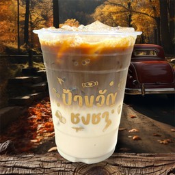 กาแฟ มะพร้าวน้ำหอม นมสด