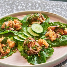 ลาบเนื้อปลาแซลมอน