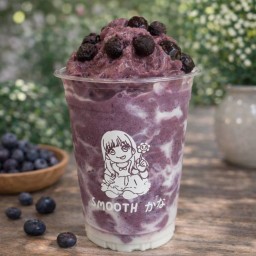 บูลเบอรี่ โยเกิรต์ปั่น