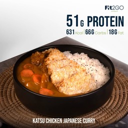 ข้าวหน้าแกงกะหรี่อกไก่ทงคัตสึ (High Protein)