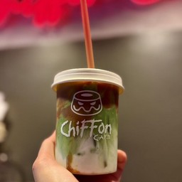 Iced Matcha caramel