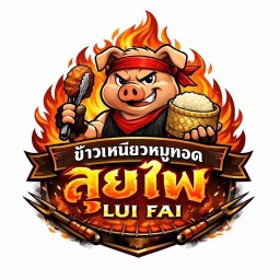 หมูทอดลุยไฟ