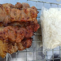 หมูปิ้ง+ข้าวเหนียว