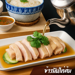 เจิน ห่าว ซือ ข้าวมันไก่ สิงคโปร์ สาขาวงเวียนใหญ่