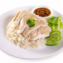 ข้าวมันไก่ต้ม