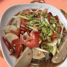 ตำเส้นเล็กหมูยอ