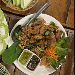 ไส้อ่อนทอด  ဝက်အူကြော်