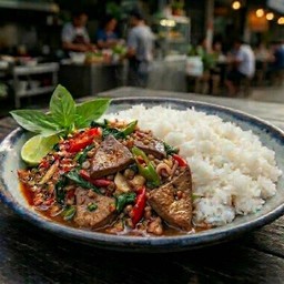 ครัวปอเช่ อาหารตามสั่ง&ผัดไทย แฟลตปลาทองรังสิต ตึก85