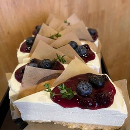 บลูเบอรี่ชีสพาย