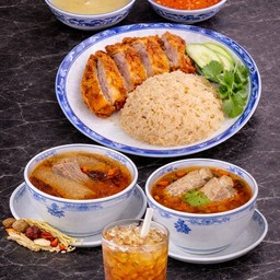 set ข้าวมันไก่ทอด(ซุป)