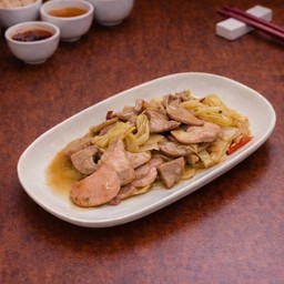 ตับ+เซี่ยงจี๊ผัดเกี่ยมฉ่าย