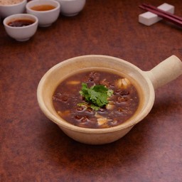 กระเพราะปลาตุ๋นใส่เนื้อไก่