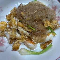 วุ้นเส้นผัดไข่เค็ม