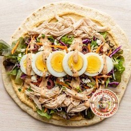 แรปโรลไก่ฉีก+ไข่