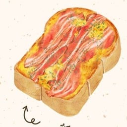 กรีกโยเกิร์ตผลไม้และขนมปังอบ