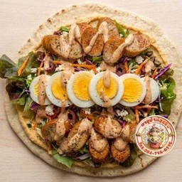 แรปโรลไส้กรอกไก่+ไข่