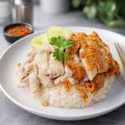 ข้าวมันไก่สองรัก(ผสม)