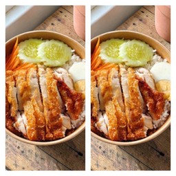 [เซตสุดฮิต] ข้าวเปล่า + ไก่เผ็ด + ไข่ยางมะตูม 2 กล่อง + โค้ก ออริจินัล (กระป๋อง)