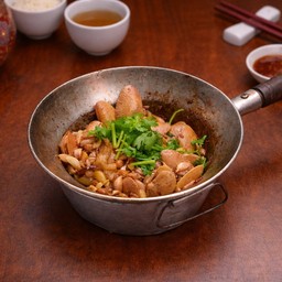 หอยลายอบกระเทียม