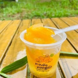 🍑ผลไม้ลอยแก้ว🍓🍊🍒