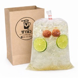 บ๊วยโซดามะนาว ถุงกระดาษ
