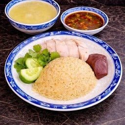 ข้าวมันไก่ต้ม(ซุป)