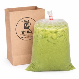 นมเขียว ถุงกระดาษ