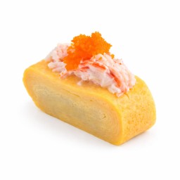 ไข่หวานสลัดปูอัด