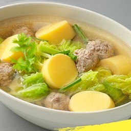 ต้มจืดเต้าหู้หมูสับก้อน
