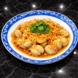 ไข่หมึกกระเทียม(กับข้าว)