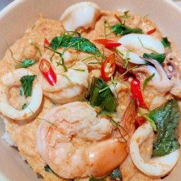 ครัวแล้วแต่แม่ ข้าวไข่ข้น ข้าวกะเพราพริกแห้งโบราณ