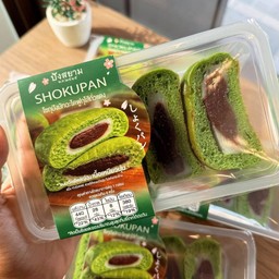 โชกุปังมัทฉะไดฟูกุไส้ถั่วแดง
