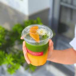 มัทฉะน้ำส้มสด ( Matcha Orange )