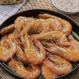 กุ้งทะเลอบเกลือ