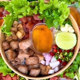 ข้าวหมูขยำ