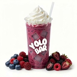 มิกซ์เบอรี่ โยเกิร์ต หอมอร่อยเข้มข้น แก้วยาว