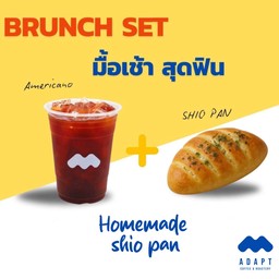 Brunch Set: Iced Americano + Shio Pan