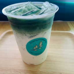 มัทฉะลาเต้ เย็น