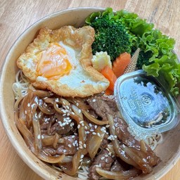 ข้าวหมูผัดซอสเทอริยากิ