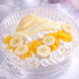 เครปเย็นกล้วยฝอยทอง
