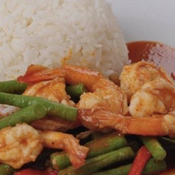 ข้าวพริกแกงกุ้ง