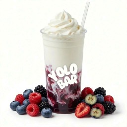 มิกซ์เบอรี่ นมสด หอมมันนัว แก้วยาว