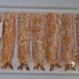 กุ้งตอปิโด สีเหลือง ( 10 ชิ้น / แพค )