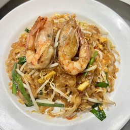 ผัดไทกุ้งสด